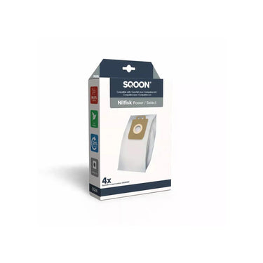 Sqoon stofzuigerzak nilfisk power select doos a 4 stuks