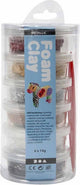 Foam clay ®, 6x14 gr, kleuren assorti