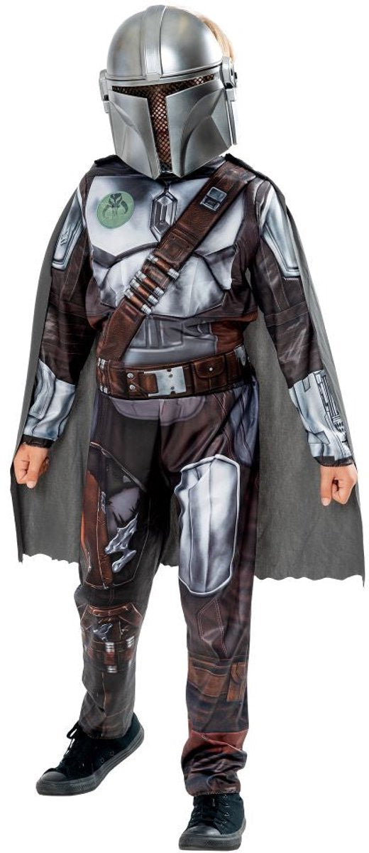 Rubies france - star wars klassiek kostuum - the mandalorian voor kinderen - 122 126 (5-6 jaar)