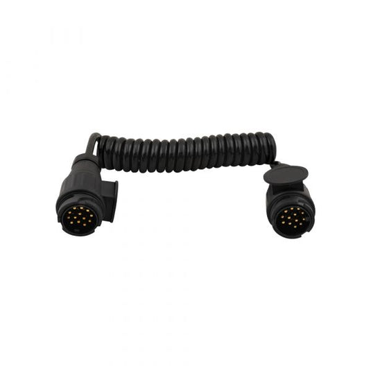 Trailergear spiraalkabel 13p. stekker
