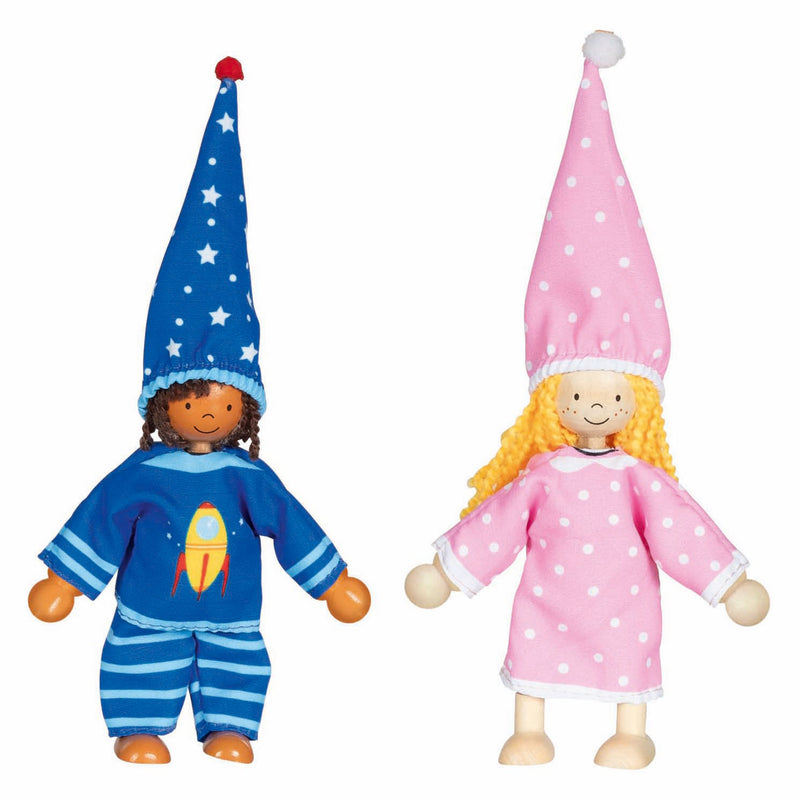 Load image into Gallery viewer, Goki flexibele poppen fynja fabio, 6 outfits
