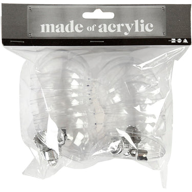 Creativ company http: www.cchobby.nl deco-ballen-d-6-cm-transparant-8-stuk-1-doos