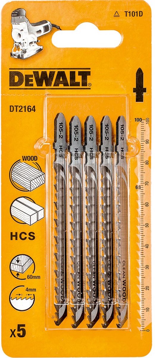 Dewalt dt2164-qz - brzeszczoty voor de wyrz. - 100mm - hcs - t-shank
