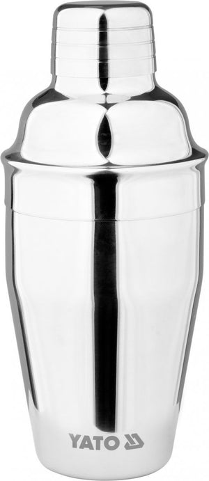 Yato professionele cocktail shaker cocktailshaker rvs 500ml yg-07121 chroom