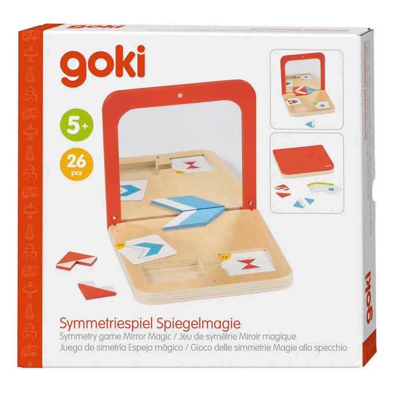 Load image into Gallery viewer, Goki houten symmetrie spel spiegel magie
