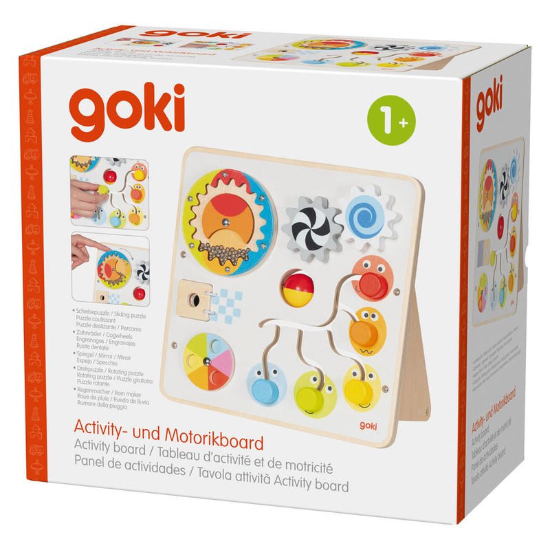 Afbeelding laden in galerijviewer, Goki houten activiteiten bord
