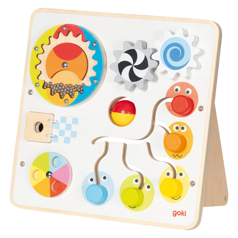 Afbeelding laden in galerijviewer, Goki houten activiteiten bord
