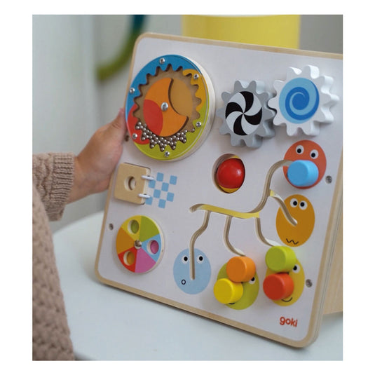 Goki houten activiteiten bord