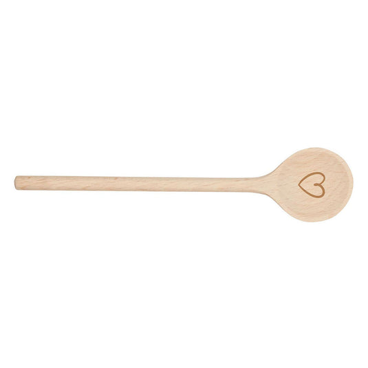 Goki houten pollepel hart, 20cm