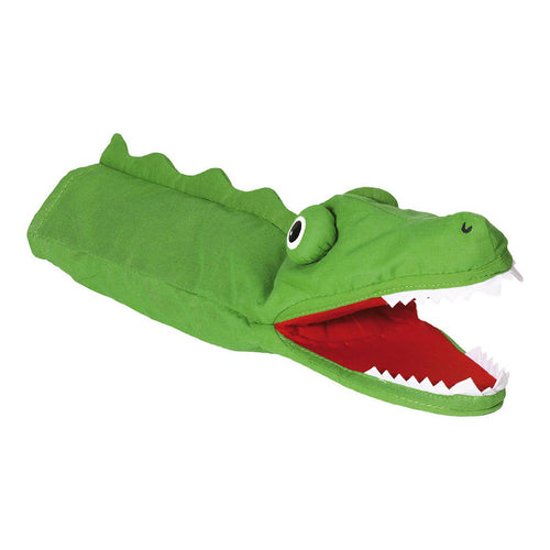 Goki handpop krokodil, 30cm
