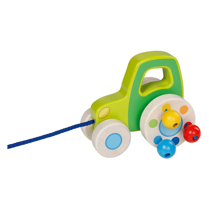 Load image into Gallery viewer, Goki houten trekfiguur tractor
