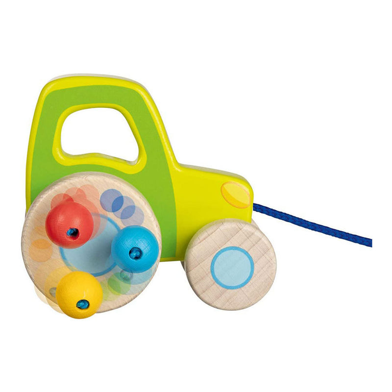 Load image into Gallery viewer, Goki houten trekfiguur tractor
