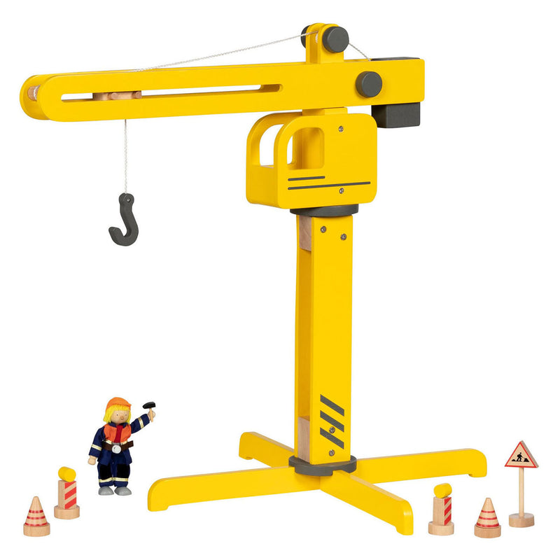 Load image into Gallery viewer, Goki houten bouwkraan, 56cm
