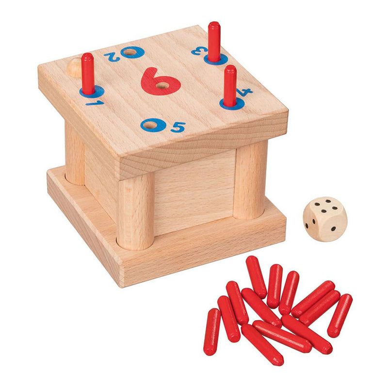 Load image into Gallery viewer, Goki houten tricky 6 pinnen spel
