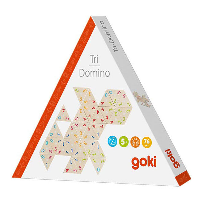 Afbeelding laden in galerijviewer, Goki houten tri-domino spel
