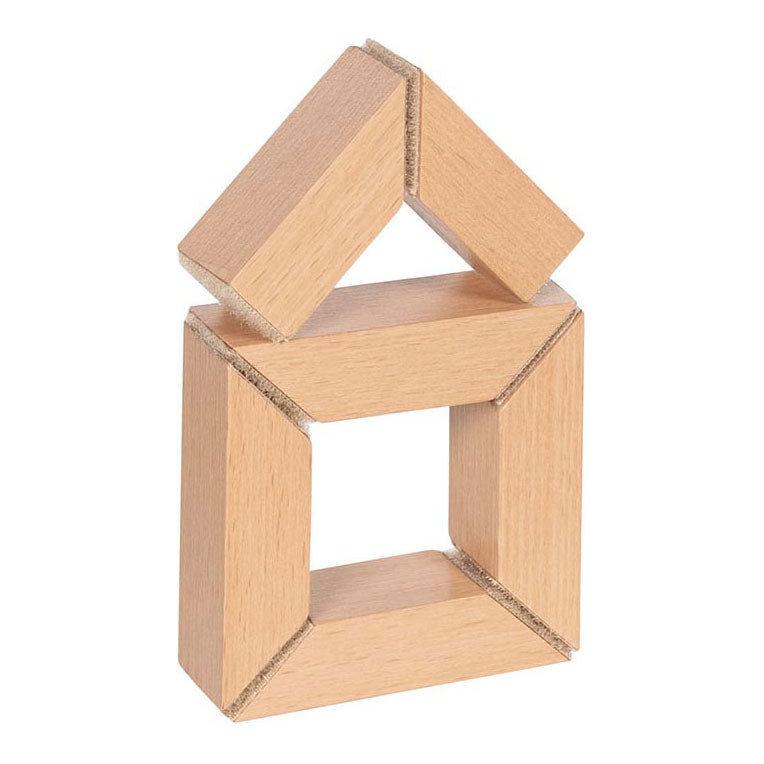 Load image into Gallery viewer, Goki houten zaag en bouwblokken met klittenbandverbinding, 11dlg.
