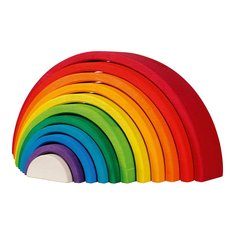 Load image into Gallery viewer, Goki regenboog bouwblokken, 11dlg.

