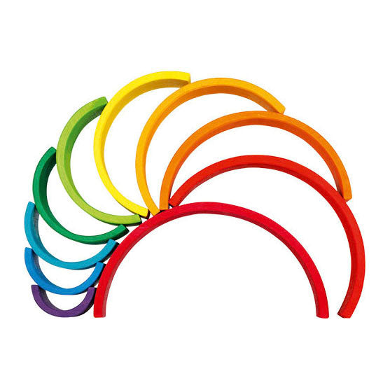Cargue la imagen en el visor de la galería, Goki regenboog bouwblokken, 11dlg.
