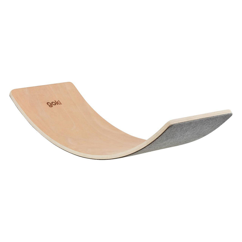 Load image into Gallery viewer, Goki houten balansbord wave met vilt, 82cm
