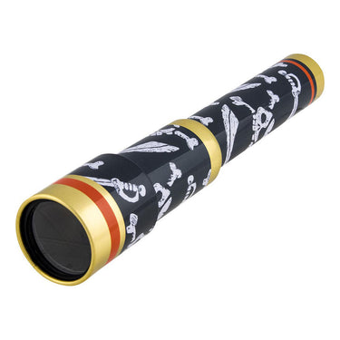 Goki telescoop piraten junior 25 cm staal zwart goud