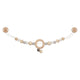 Goki houten wandelwagenketting ster grijs met clips