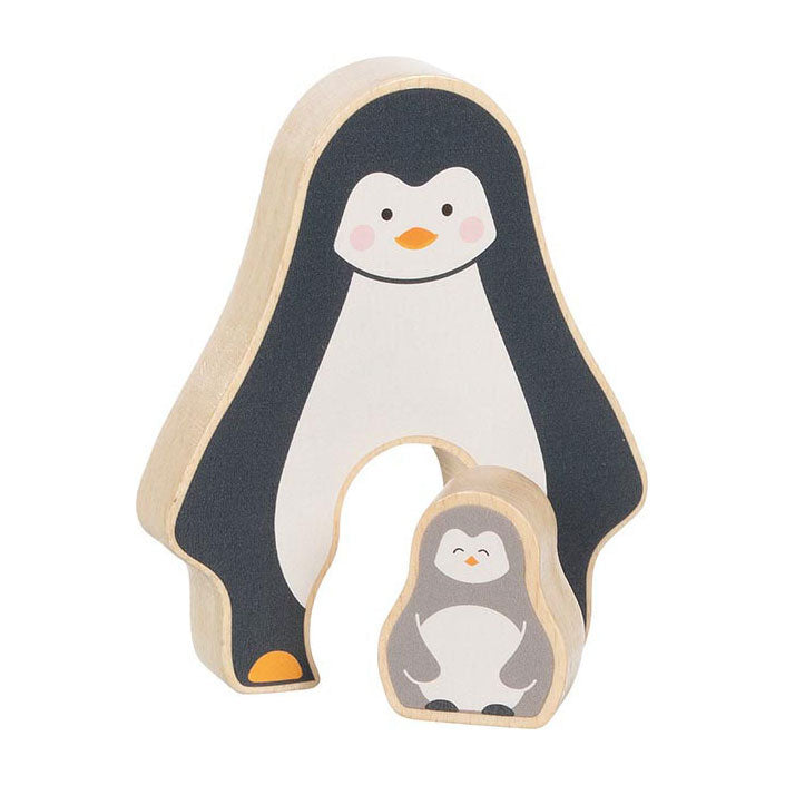 Afbeelding laden in galerijviewer, Goki houten puzzel staand pinguïnt, 2st.
