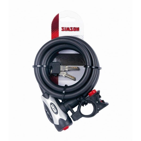 Load image into Gallery viewer, Simson Kabelslot Pro 12x180 zwart
