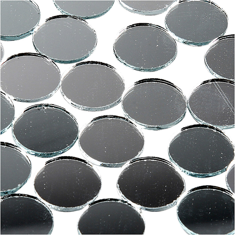 Load image into Gallery viewer, Https: www.cchobby.nl spiegel-mozaiek-tegels-ronde-d-18-mm-dikte-2-mm-400-stuk-1-doos
