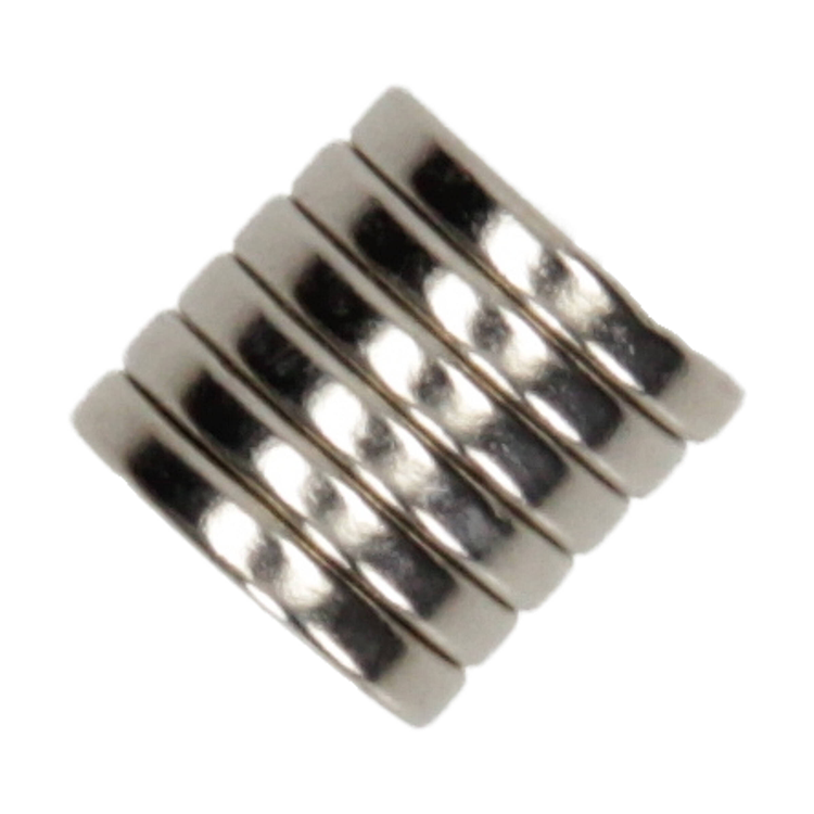 Afbeelding laden in galerijviewer, Mack 1076877 - schijfmagneten neodymium 12mm*2mm (n50) - zilver 8st | 4 stuks
