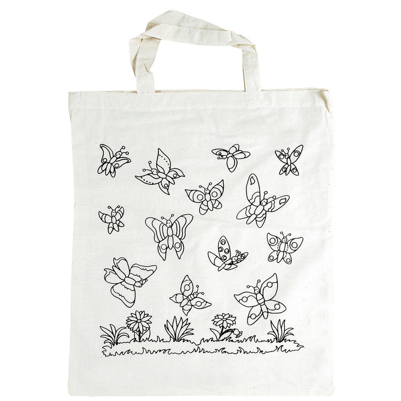 Load image into Gallery viewer, Goki katoenen tas - vlinder
