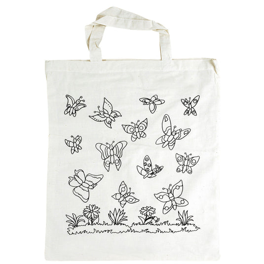 Goki katoenen tas - vlinder