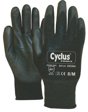 Cycplus Werkhandschoenen Pu-Flex M (8) Zwart