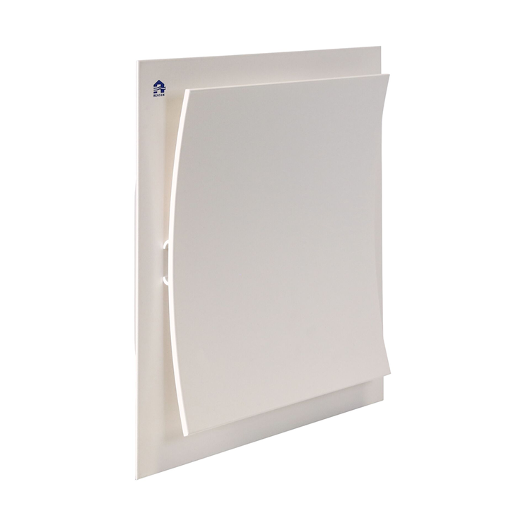 Afbeelding laden in galerijviewer, Renson 1006328 - design afzuigrooster inbouw xd2 mat 9010 rens. 188x188mm | 2 stuks
