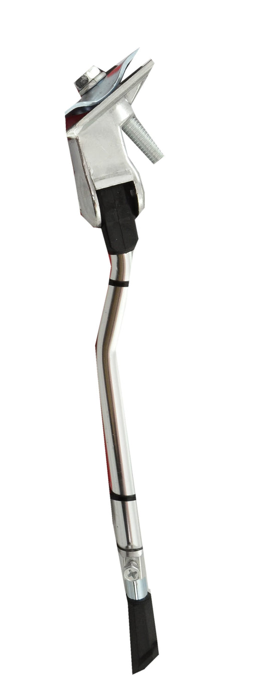 Simson Zijstandaard verstelbaar Simson met 30mm brede plaat zilver