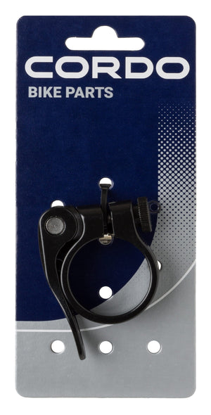 Cordo quick release voor zadelpen 34.9mm zwart