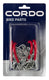 Ngk cordo ophanghaken ketting rood zilver