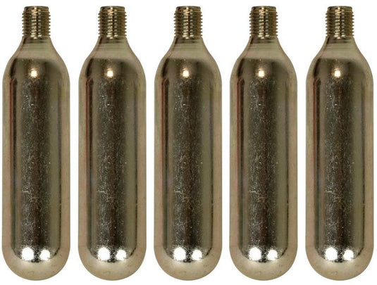 Co2- cartridge brandless met draad - 5 stuks à 16 gram