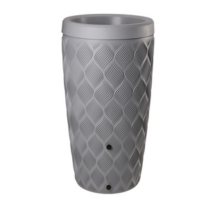 Producten regenton flow platinumgrijs 240l incl plantenbak