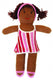 Knuffel gebreid bibi beach ca 36 cm