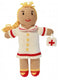 Knuffel gebreid zuster nancy ca 36 cm