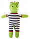 Knuffel gebreid krokodil sam 36 cm