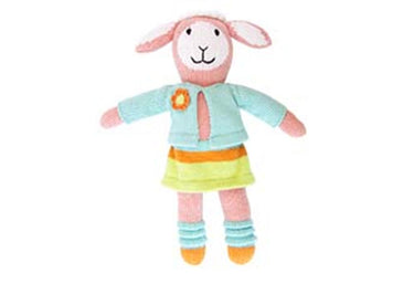 Knuffel gebreid schaap dolly 36 cm