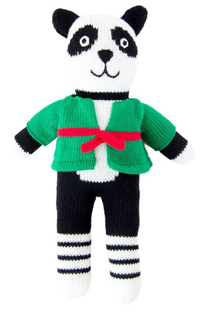 Knuffel gebreid panda fu 36 cm