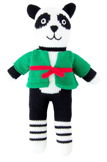 Knuffel gebreid panda fu 36 cm