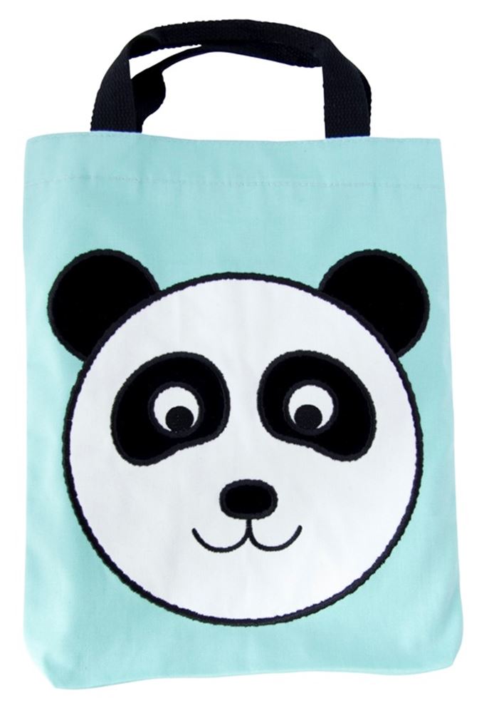 Afbeelding laden in galerijviewer, Tas panda 25,5x30 cm 3 ass
