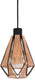 Eglo adwickle hanglamp - e27 - 17 cm - zwart bruin