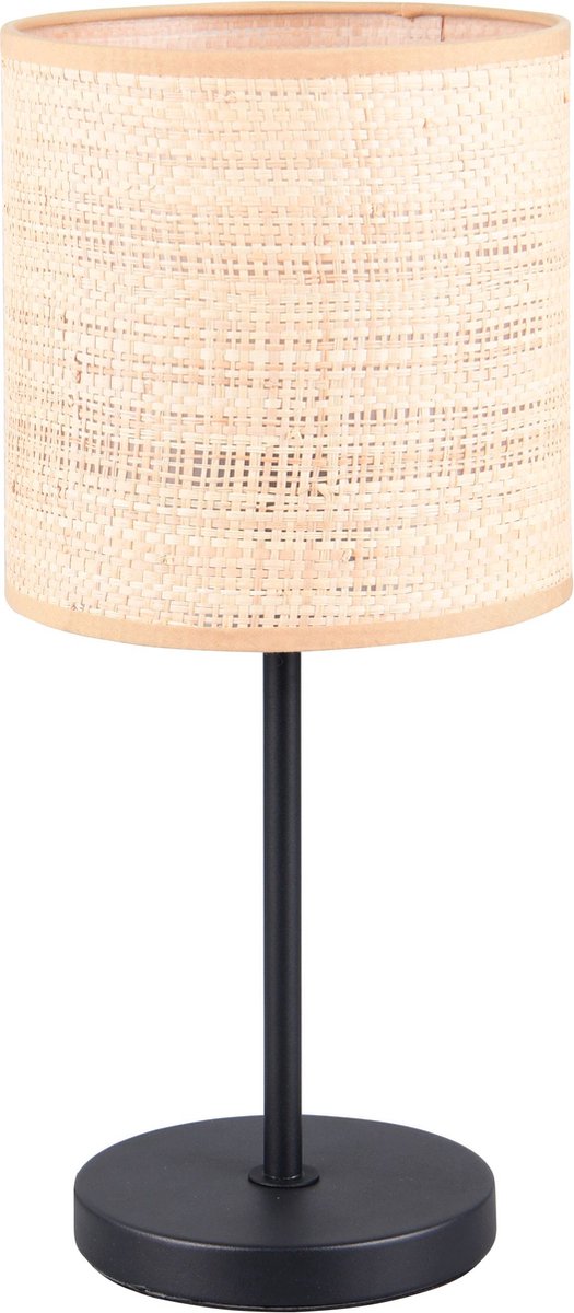 Rl live your light reality aimee - tafellamp - zwart mat - excl. 1x e27 4 w - snoerschakelaar - casalum