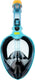 Waimea full face duikmasker - kids volwassenen - lichtblauw - maat s m