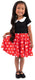 Little adventures - retro polka dot twirl jurk – maat l (110-122)