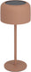 Eglo roccanova tafellamp - oplaadbaar (tot 22 uur licht) - solar - 30 cm - steenrood warm oranje - draadloos - dimbaar - binnen en buiten